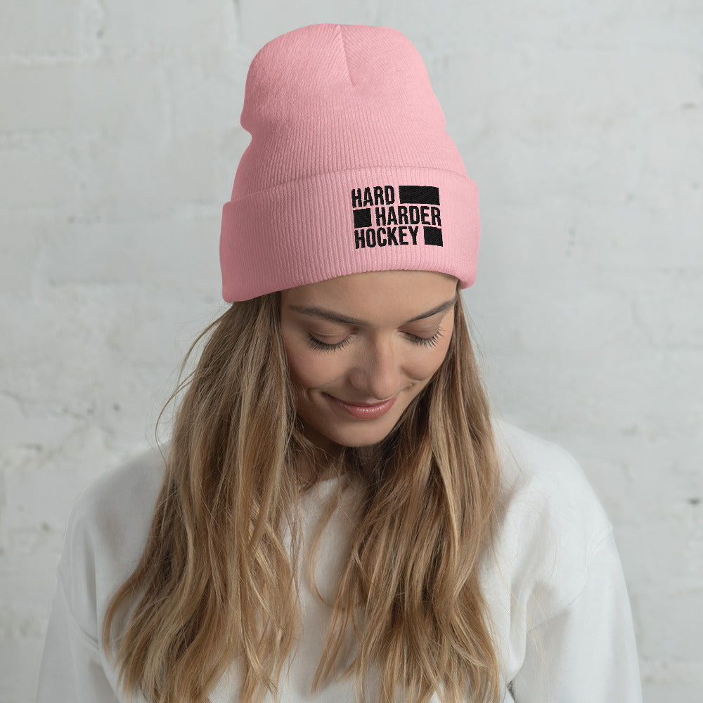 Beanie Hard Harder Hockey Unisex B