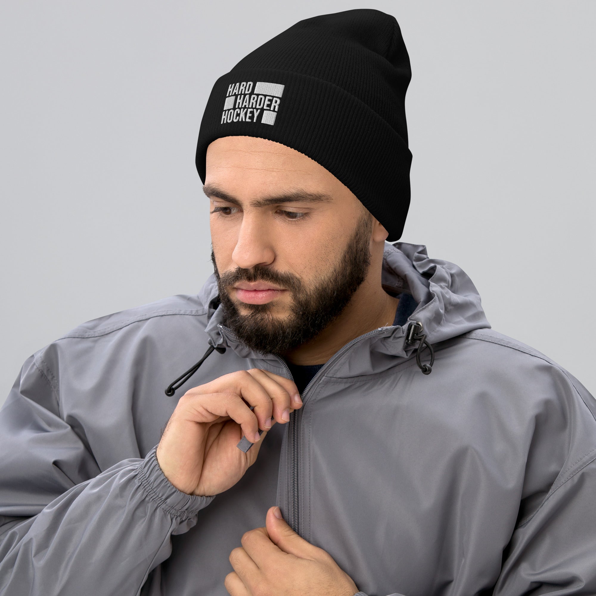 Beanie Hard Harder Hockey Unisex W