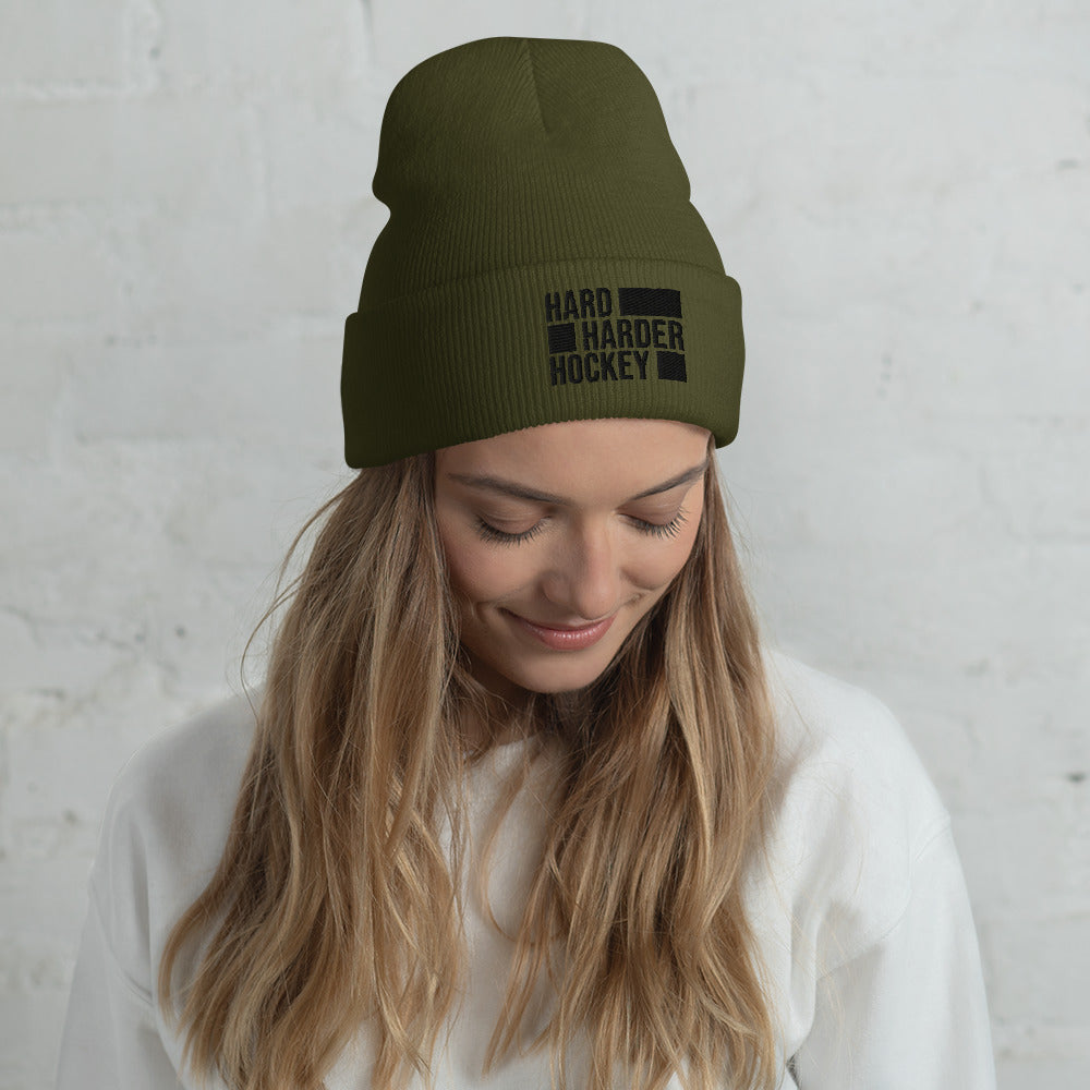 Beanie Hard Harder Hockey Unisex B