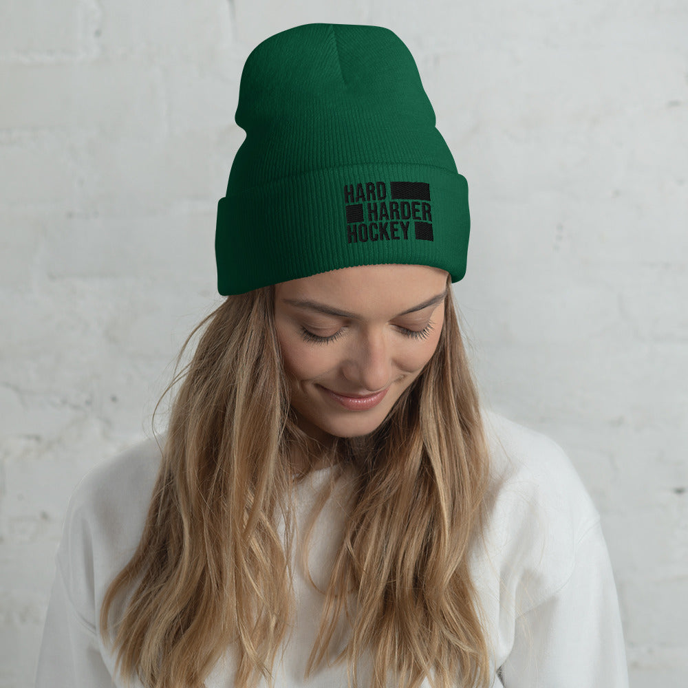 Beanie Hard Harder Hockey Unisex B