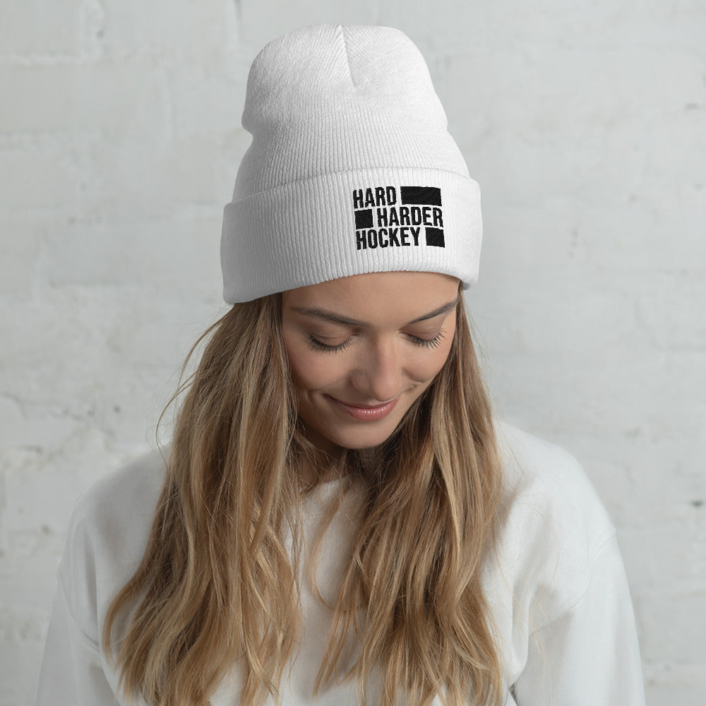 Beanie Hard Harder Hockey Unisex B