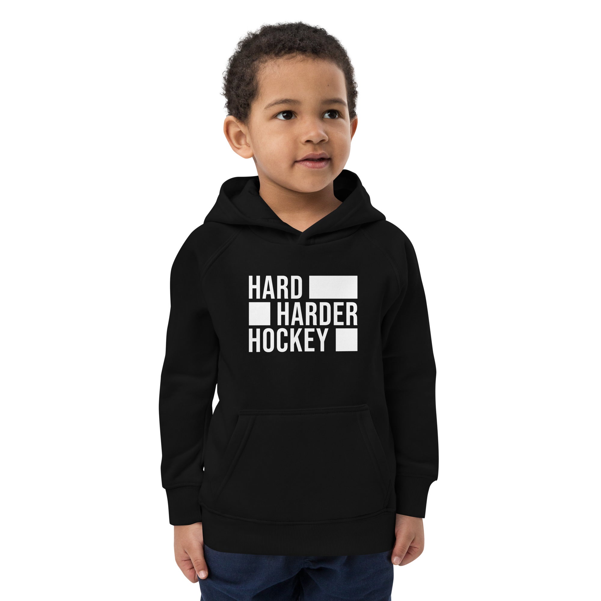 Hoodie Hard Harder Hockey Kinder W