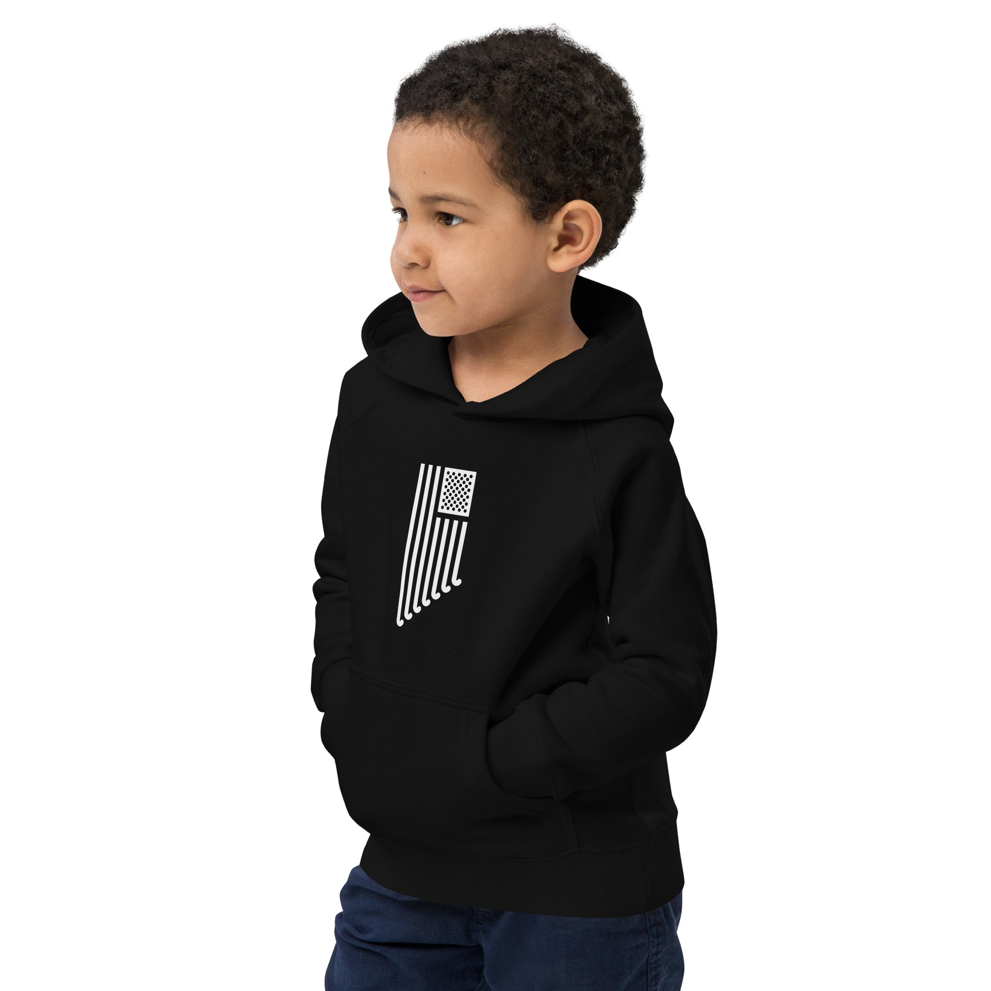 Hoodie Hockey Flag Kinder W