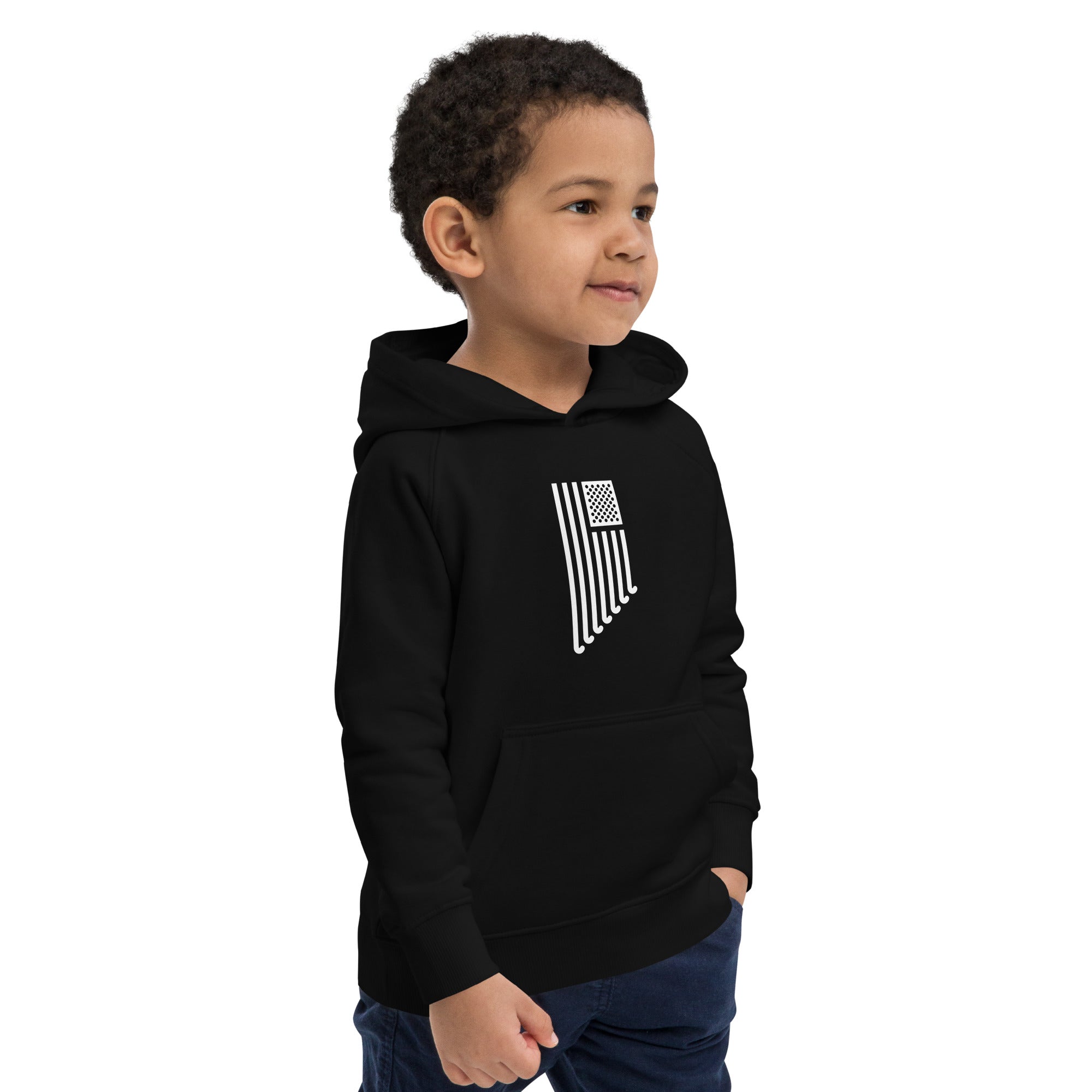 Hoodie Hockey Flag Kinder W