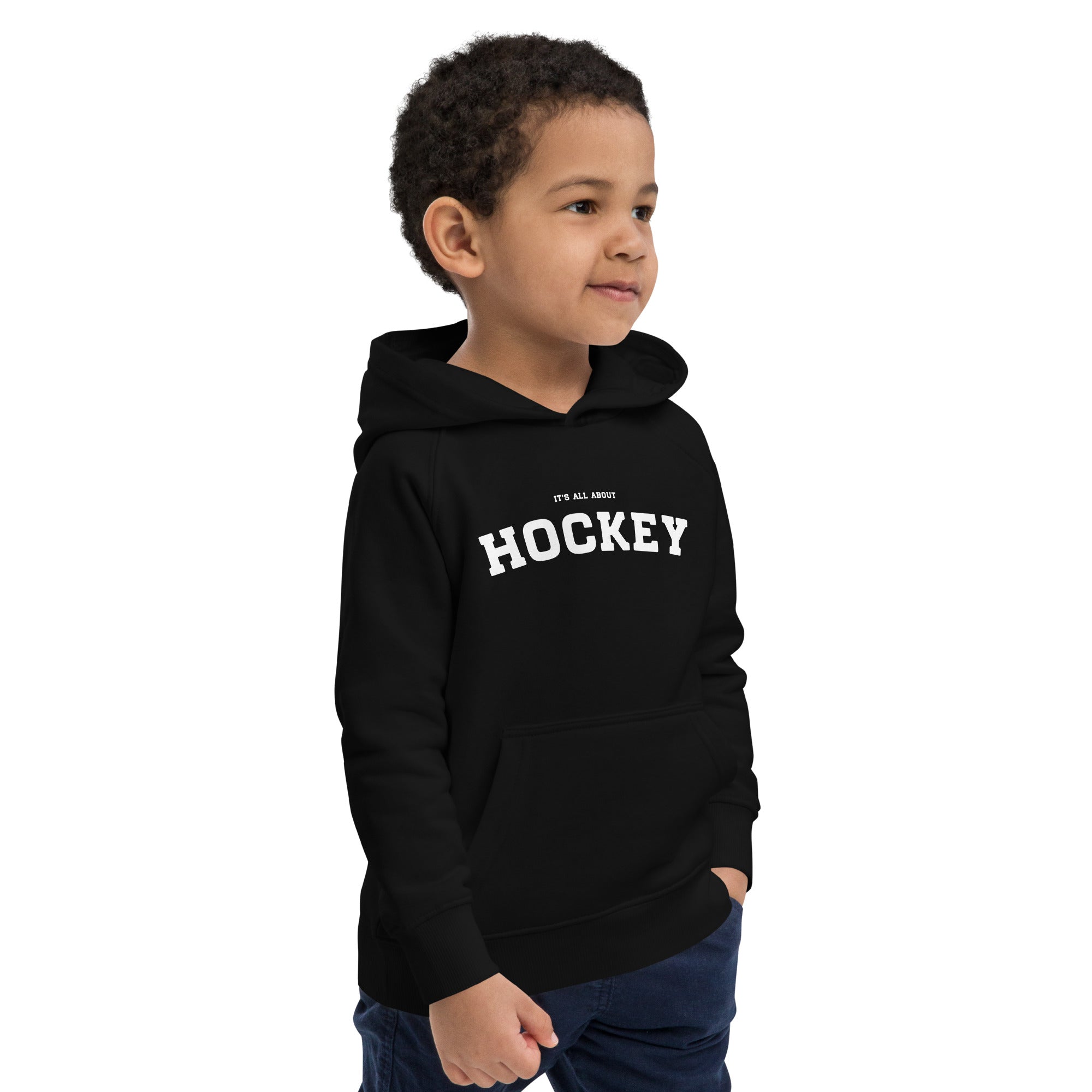 Hoodie It's All About Hockey Kinder W