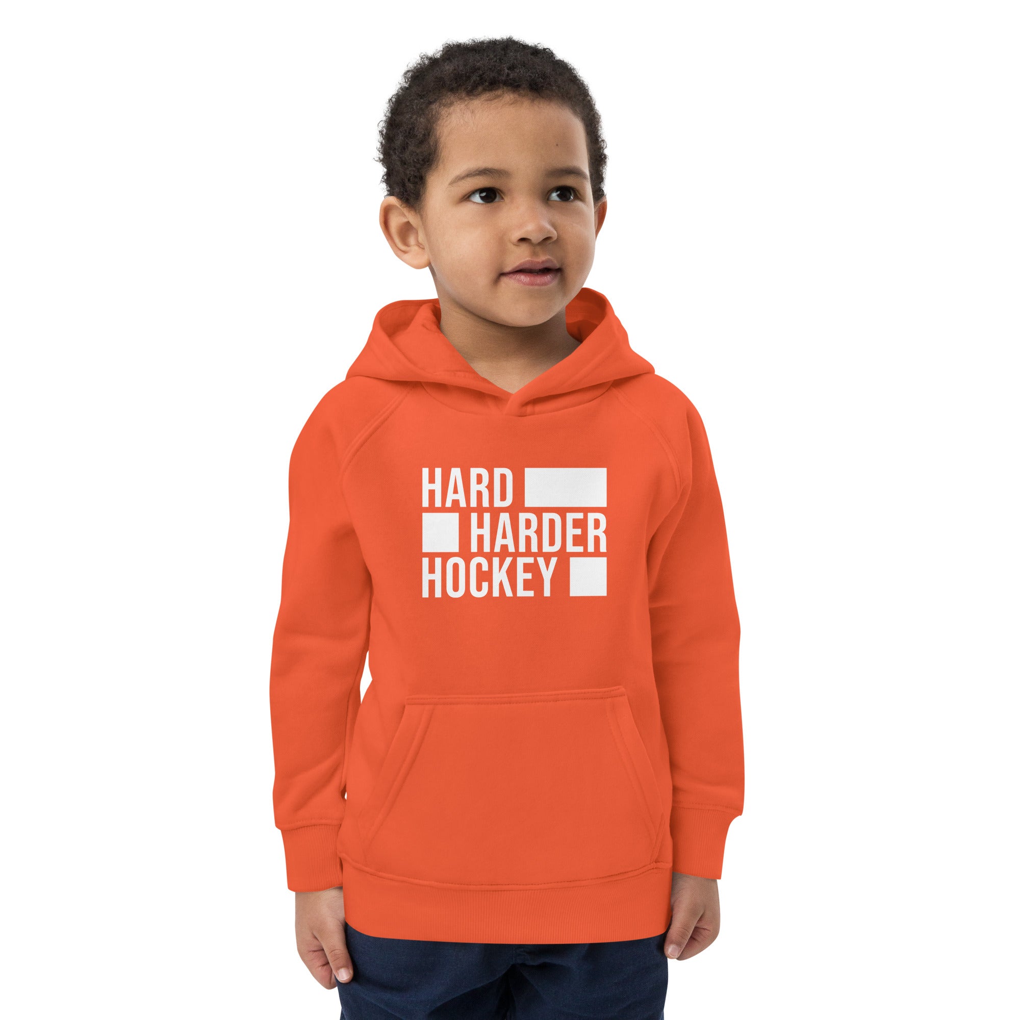 Hoodie Hard Harder Hockey Kinder W