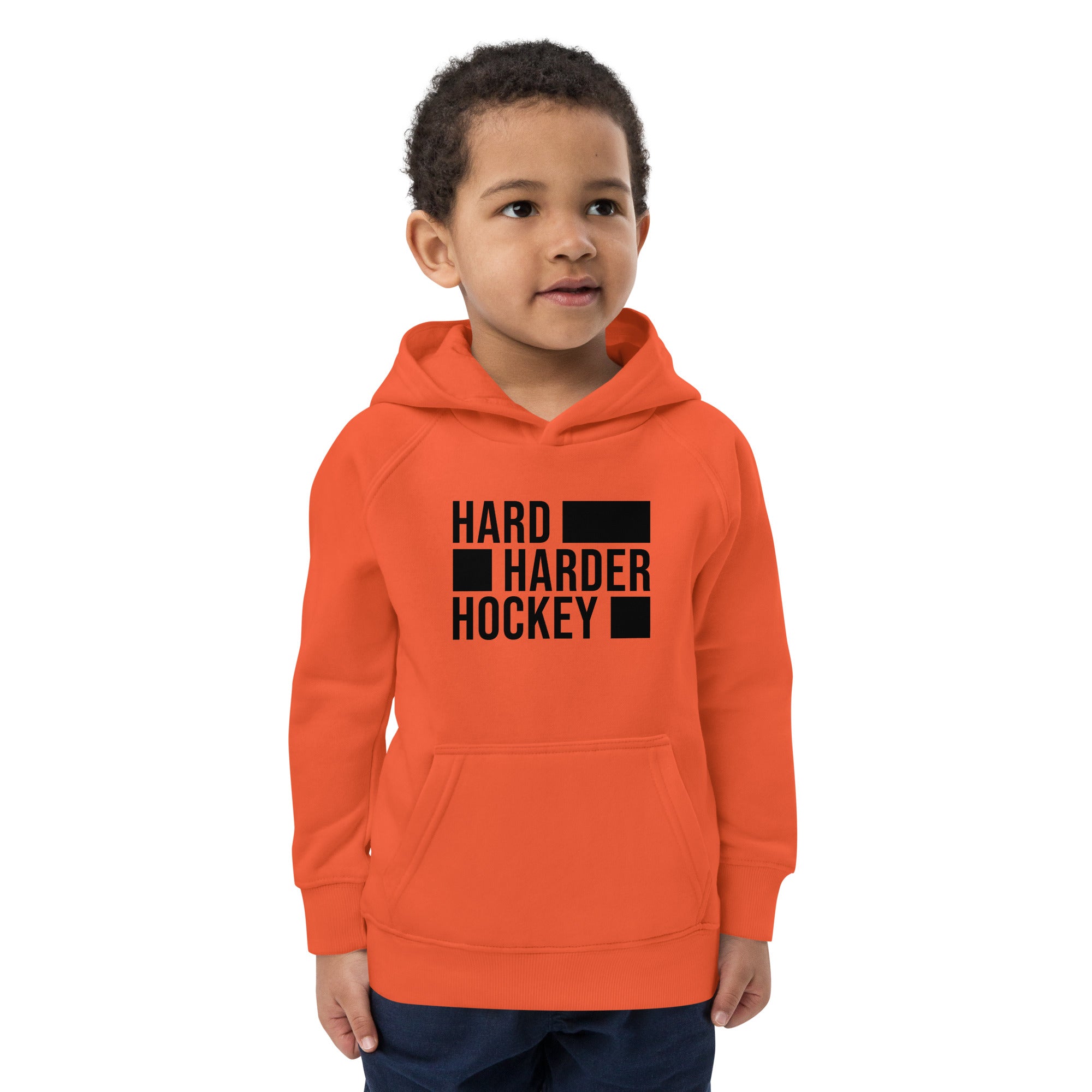 Hoodie Hard Harder Hockey Kinder B