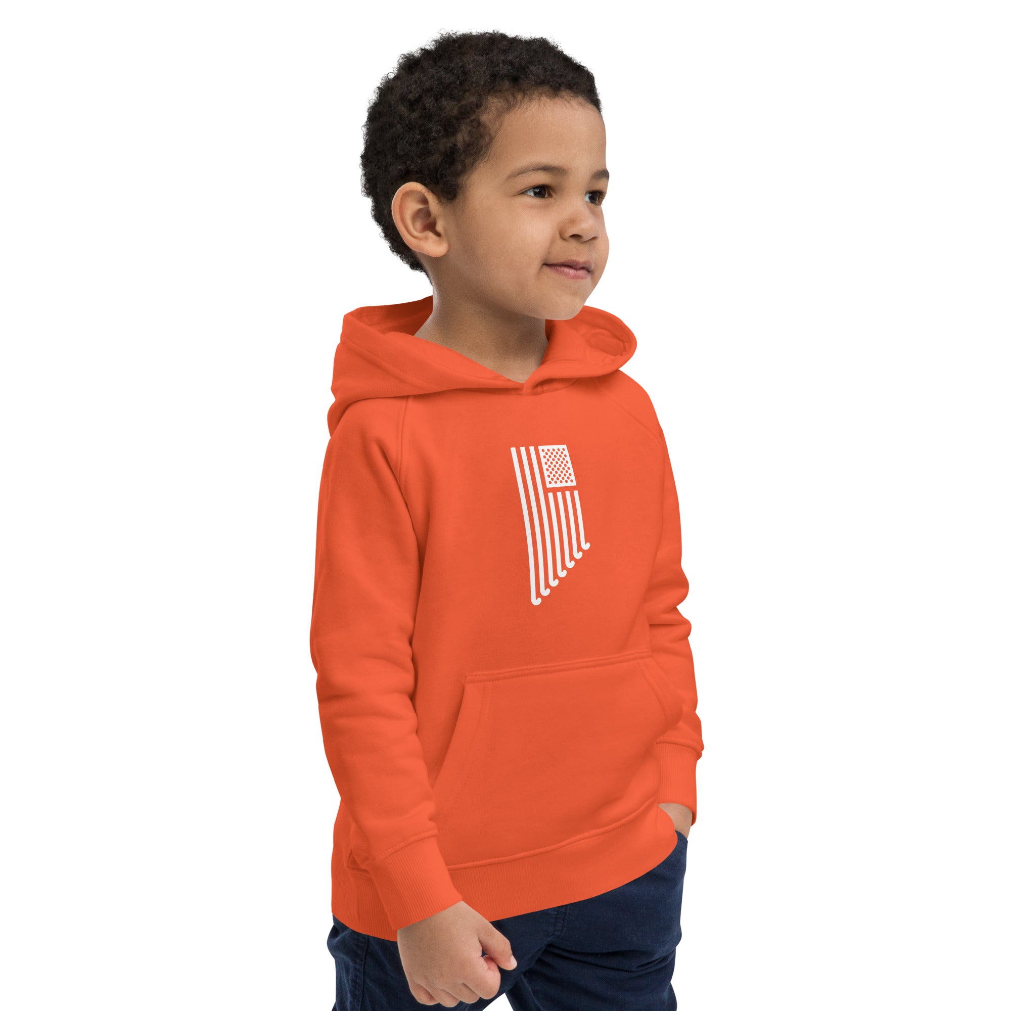 Hoodie Hockey Flag Kinder W