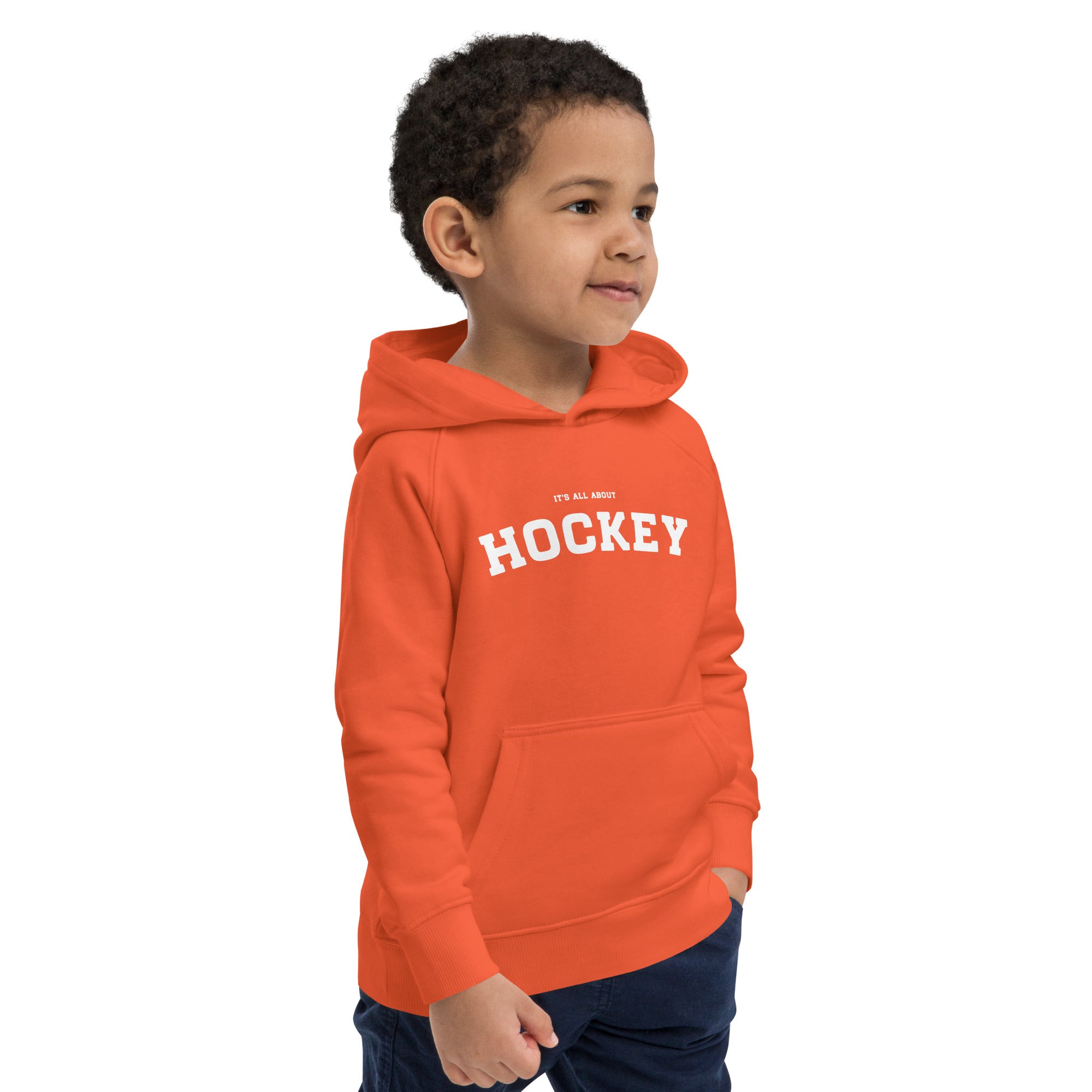 Hoodie It's All About Hockey Kinder W