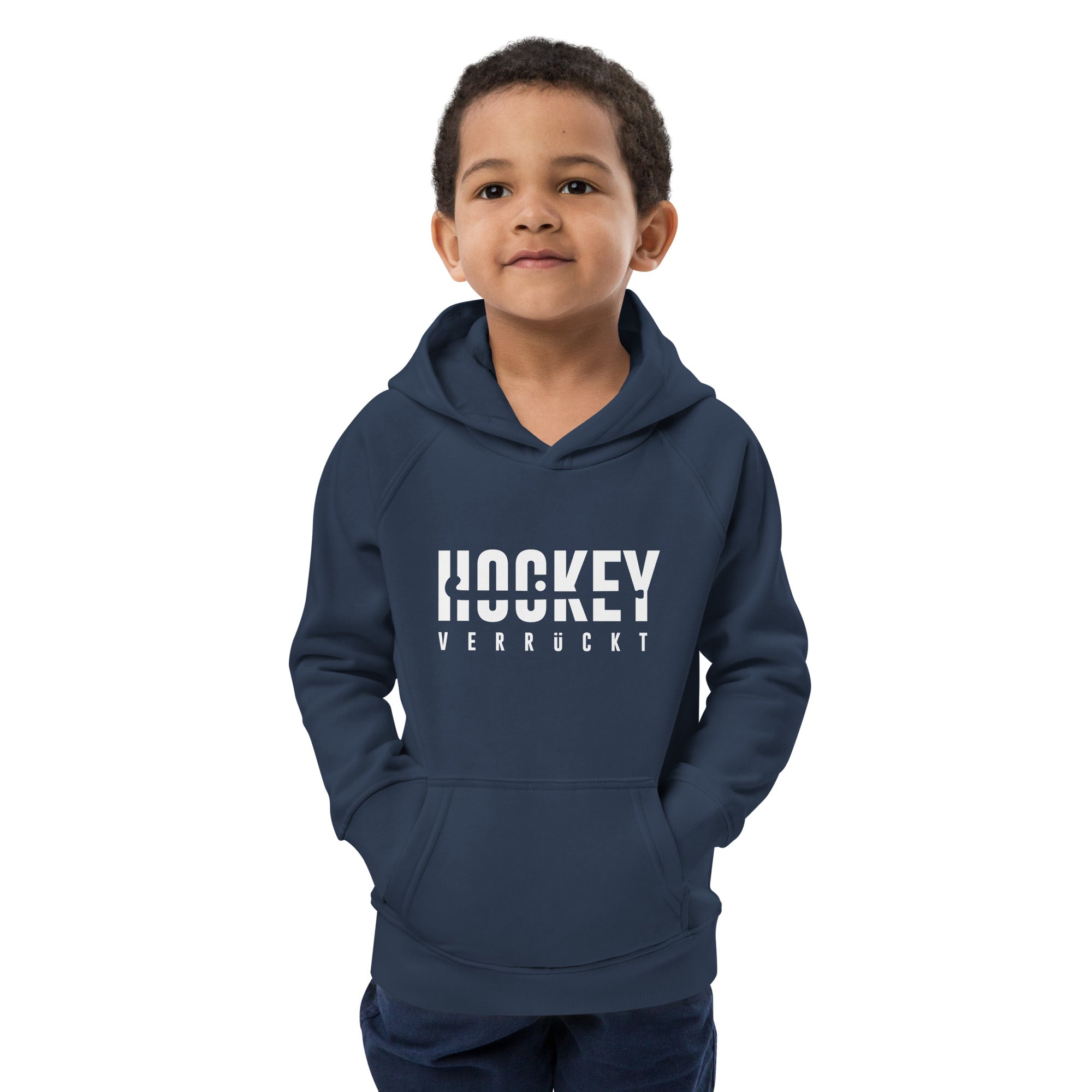 Hoodie Hockey Verrückt Kinder W