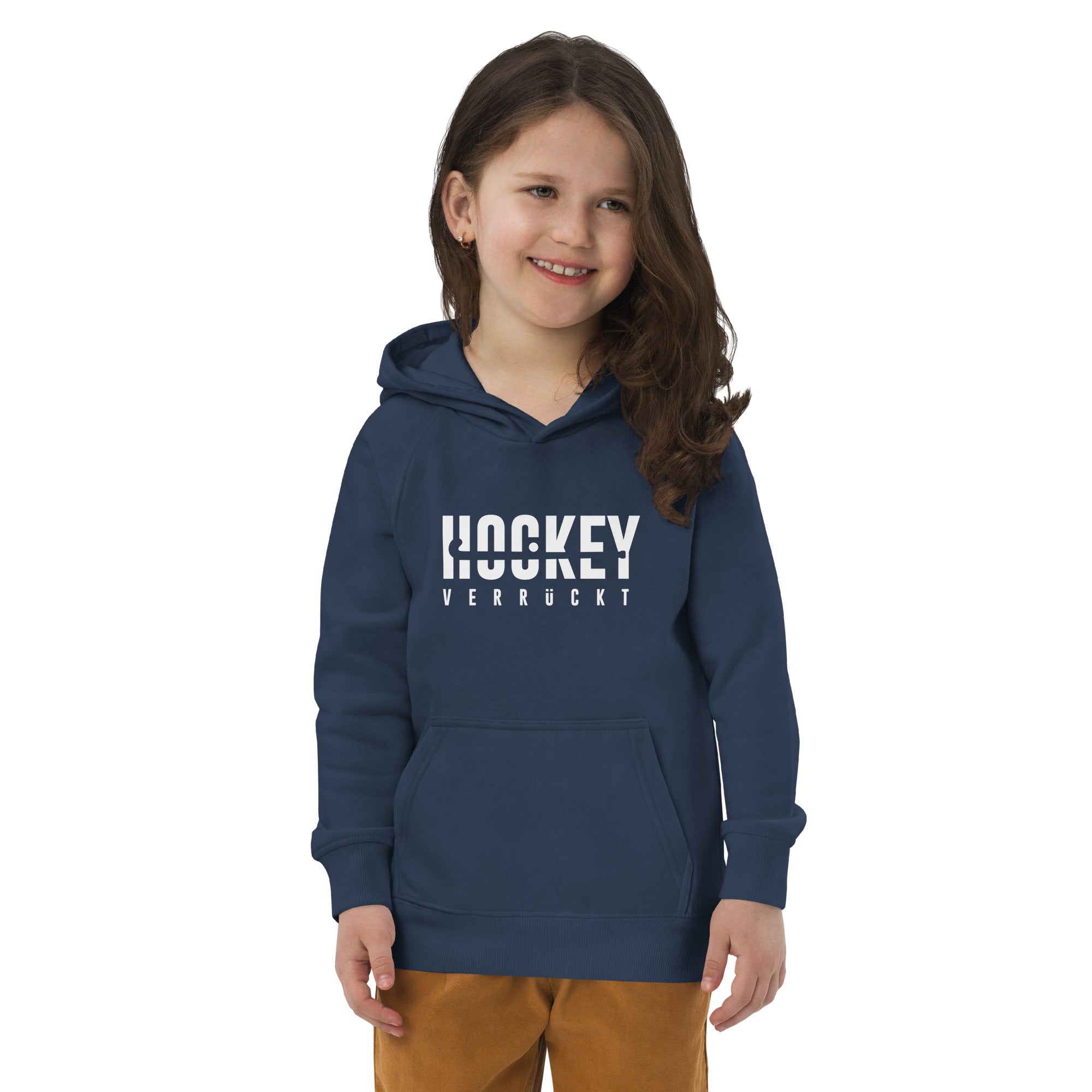 Hoodie Hockey Verrückt Kinder W