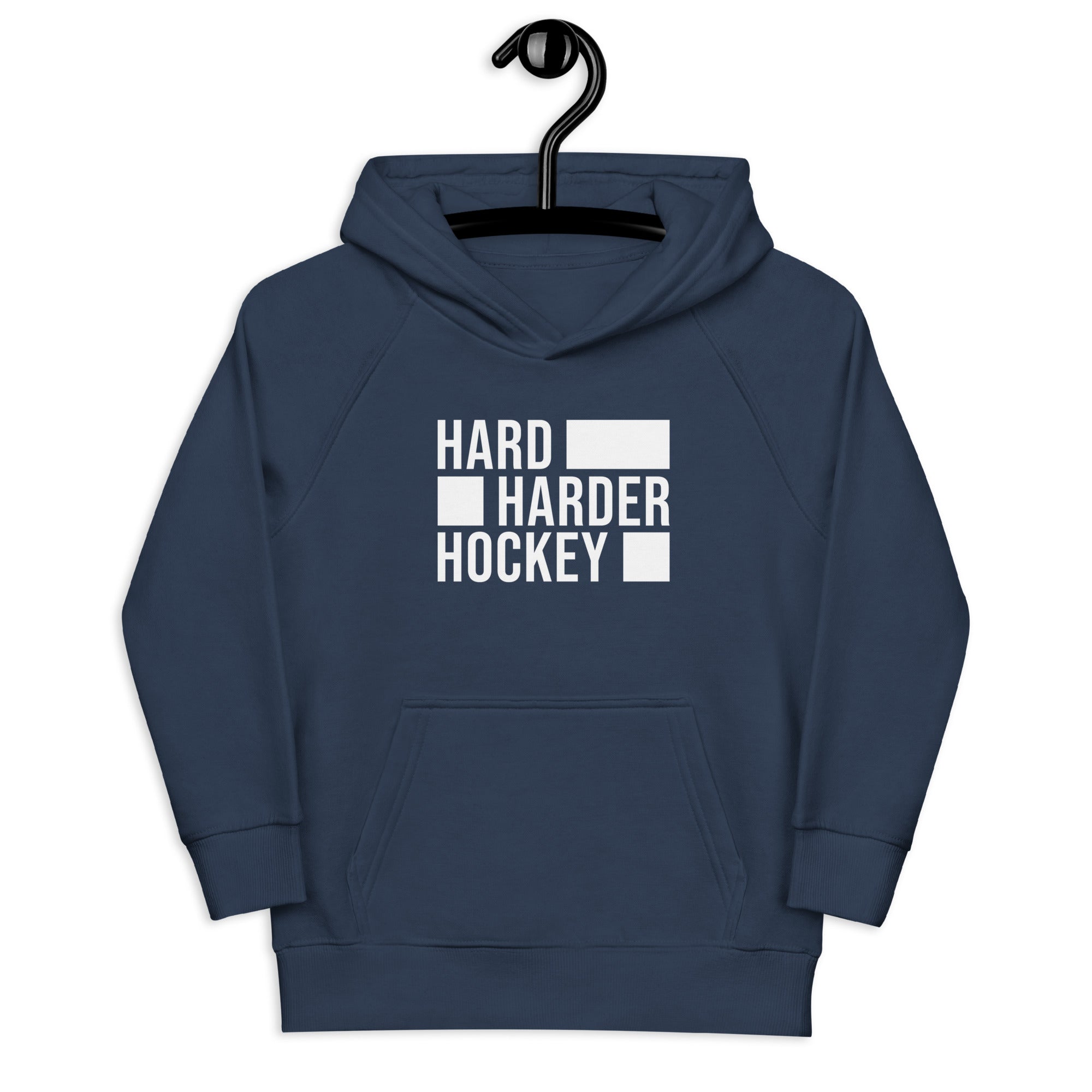 Hoodie Hard Harder Hockey Kinder W