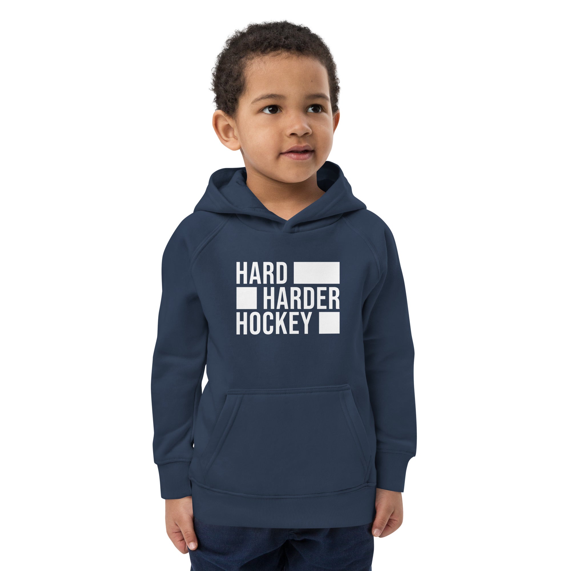 Hoodie Hard Harder Hockey Kinder W