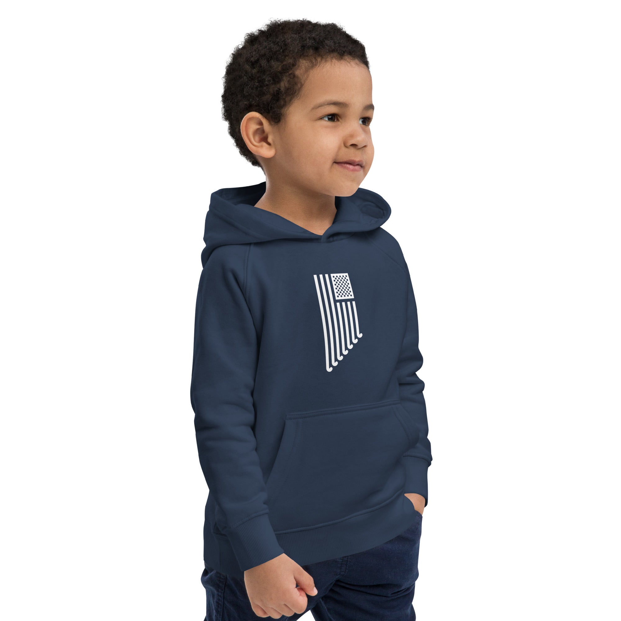 Hoodie Hockey Flag Kinder W