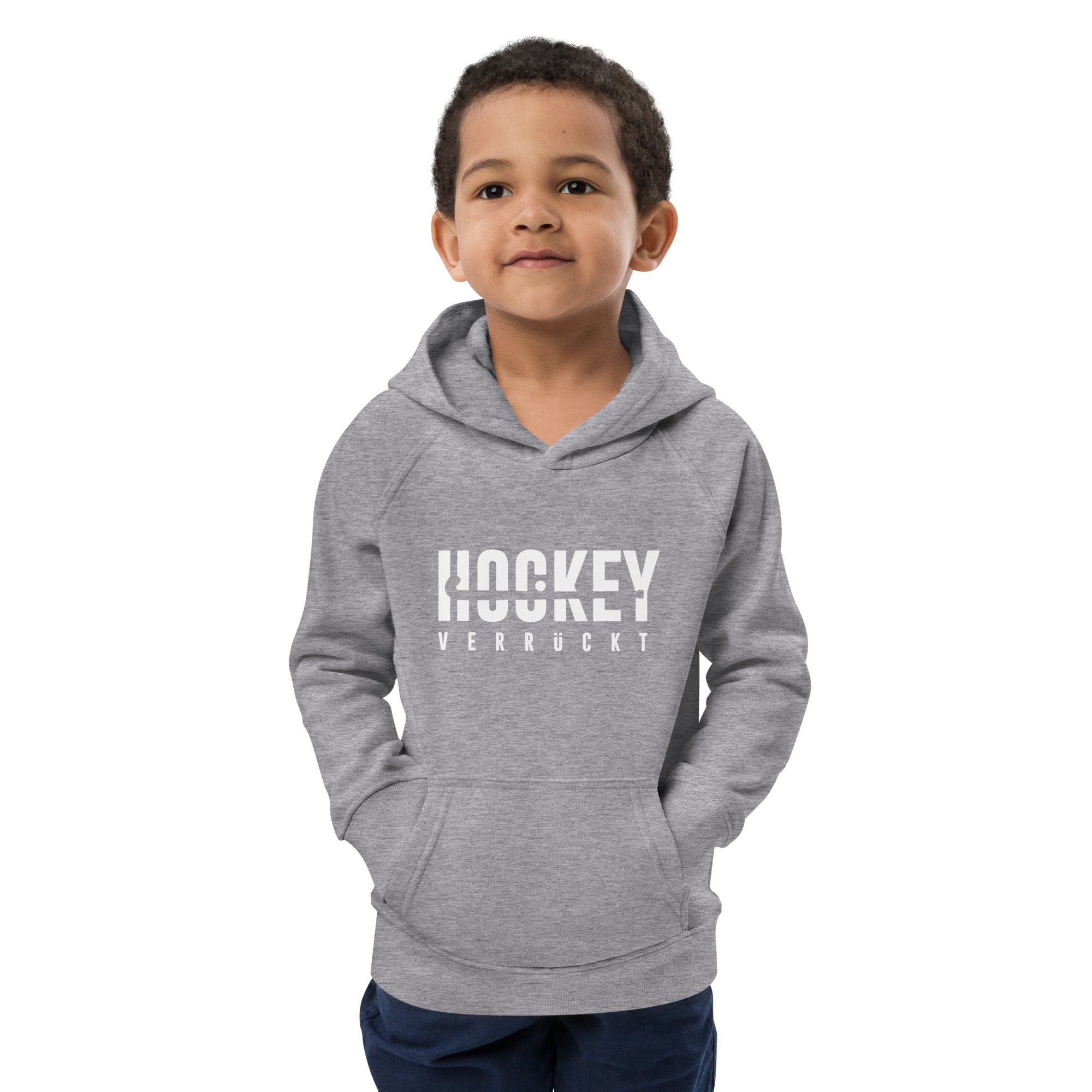 Hoodie Hockey Verrückt Kinder W