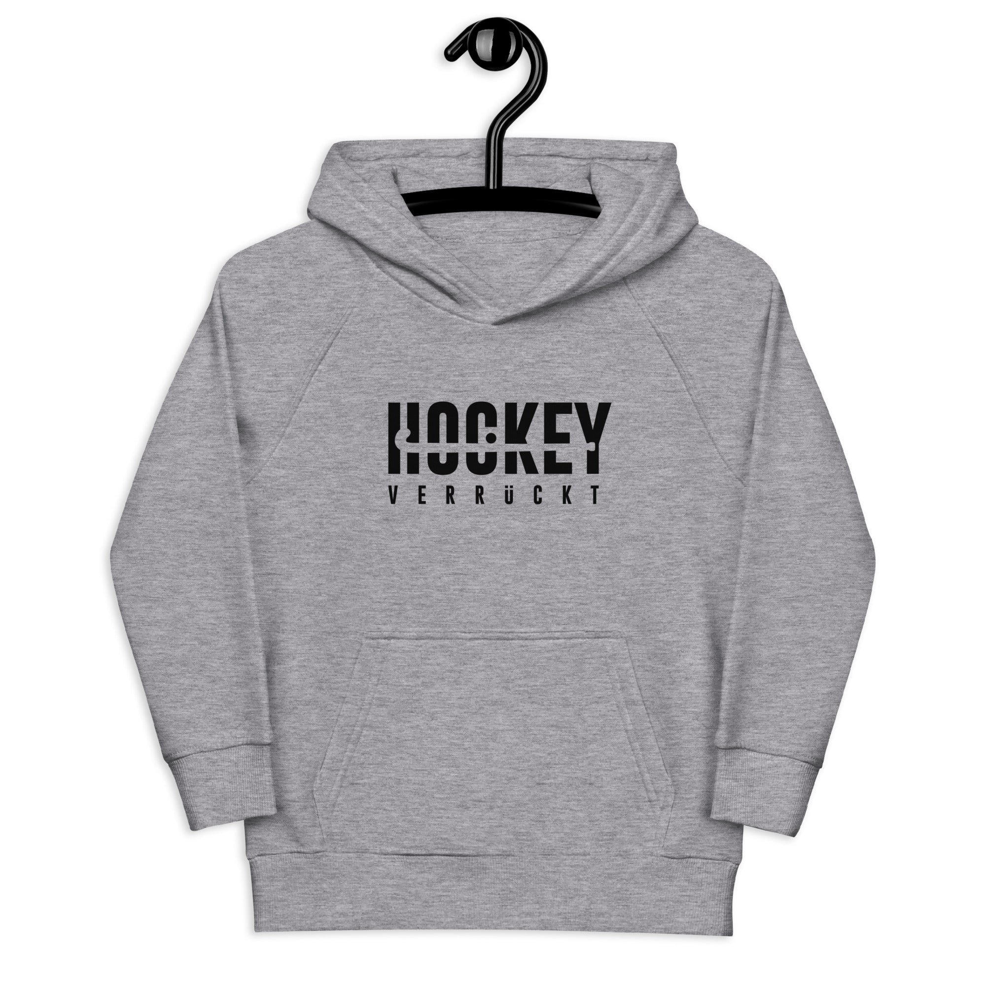 Hoodie Hockey Verrückt Kinder B