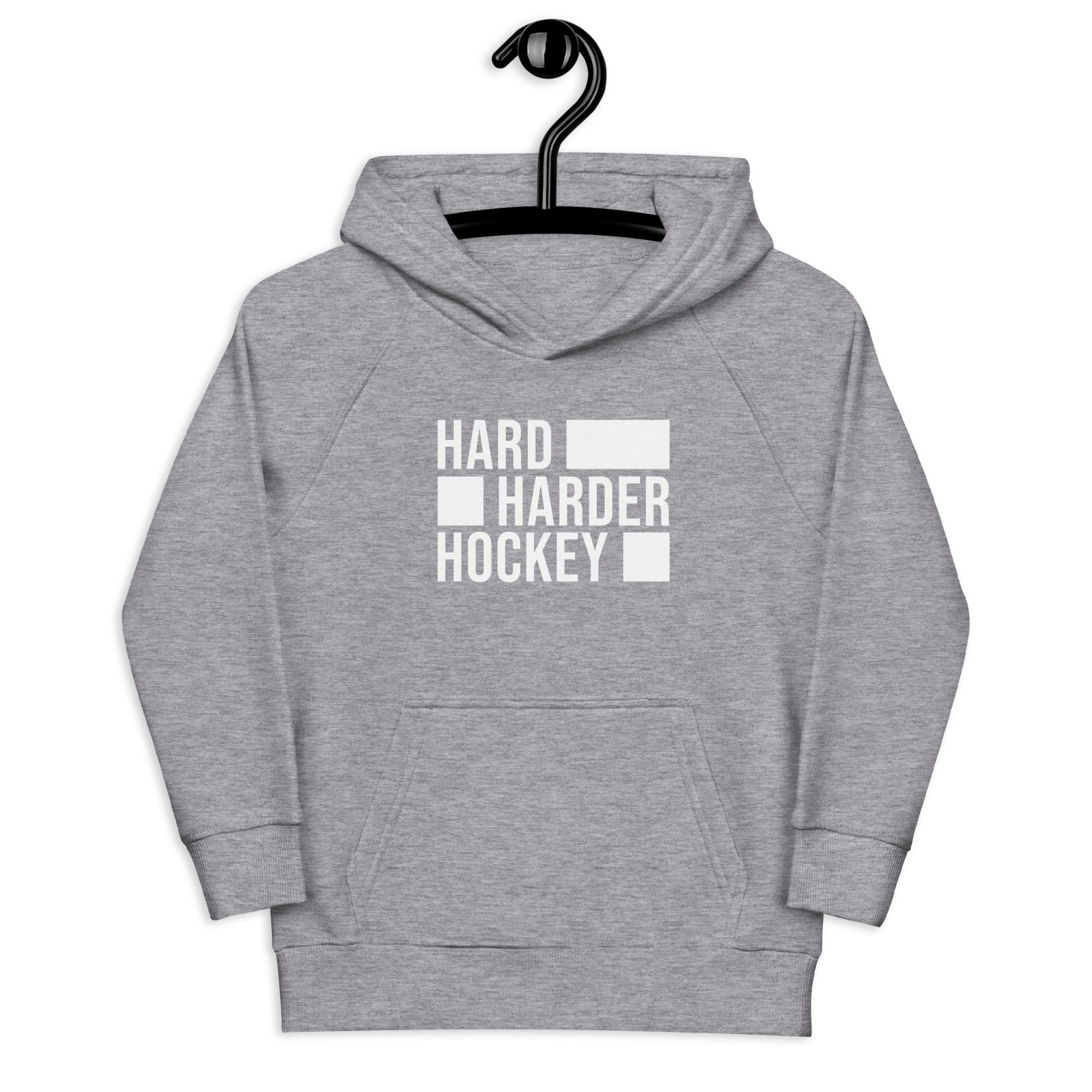 Hoodie Hard Harder Hockey Kinder W