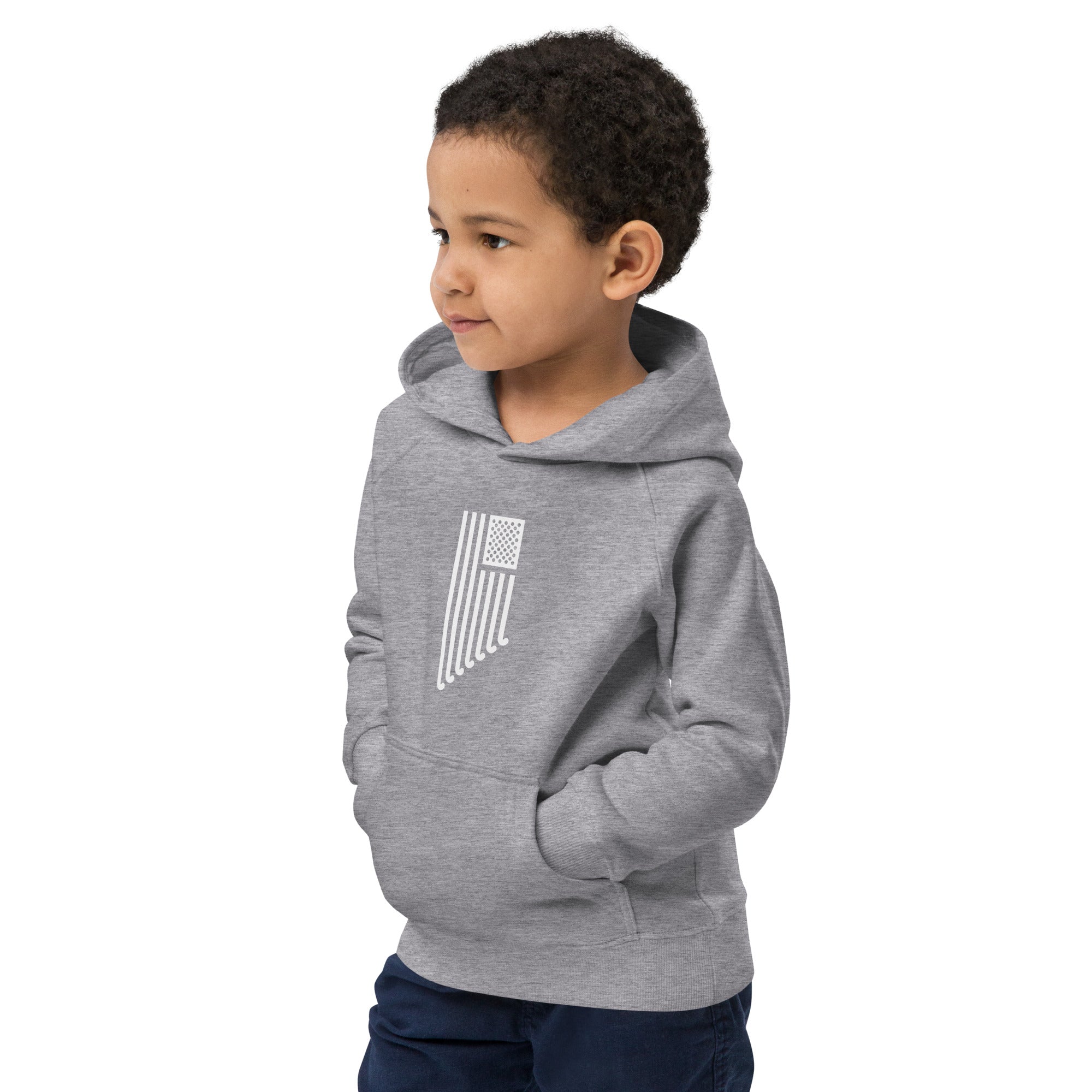 Hoodie Hockey Flag Kinder W