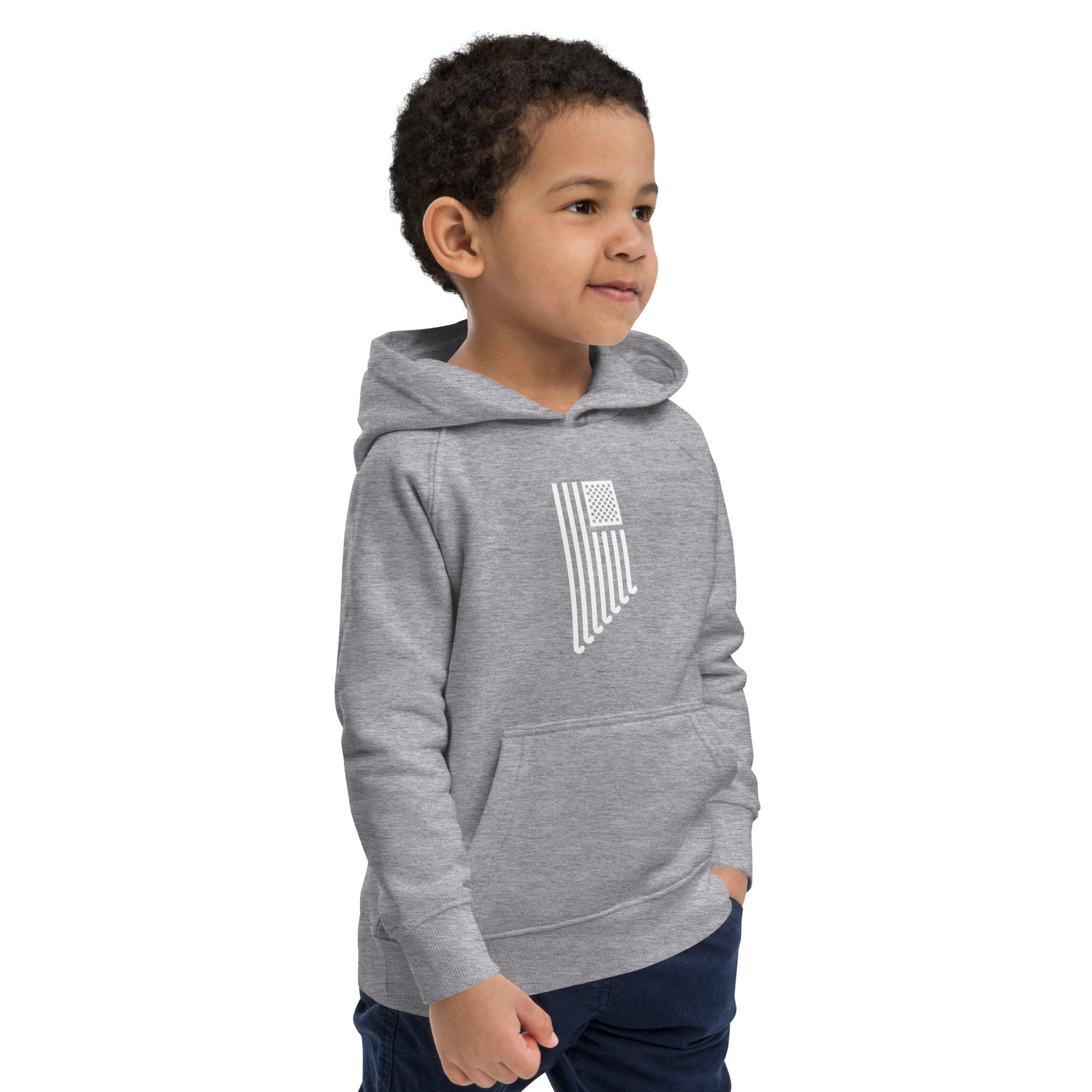 Hoodie Hockey Flag Kinder W