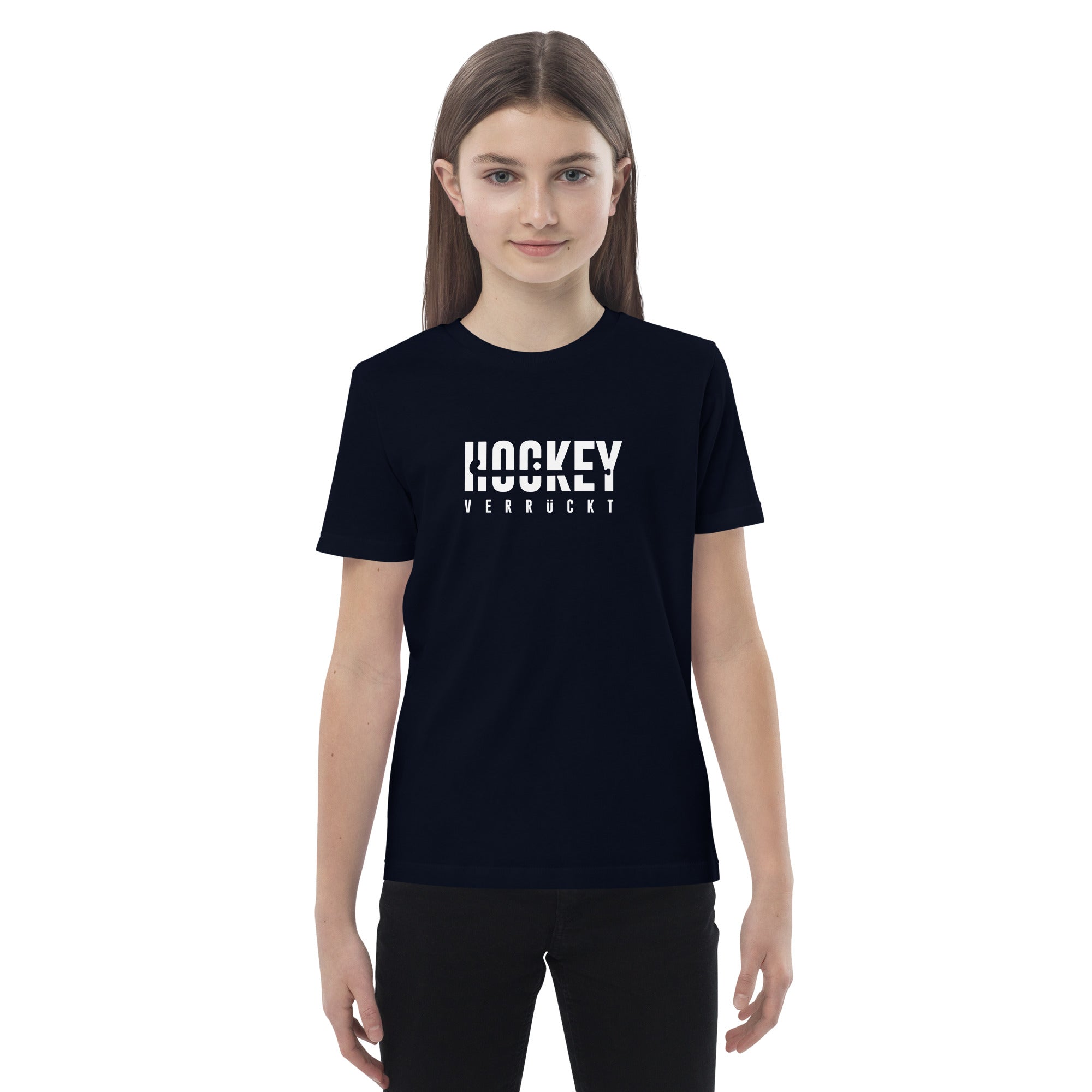 T-Shirt Hockey Verrückt Kinder W