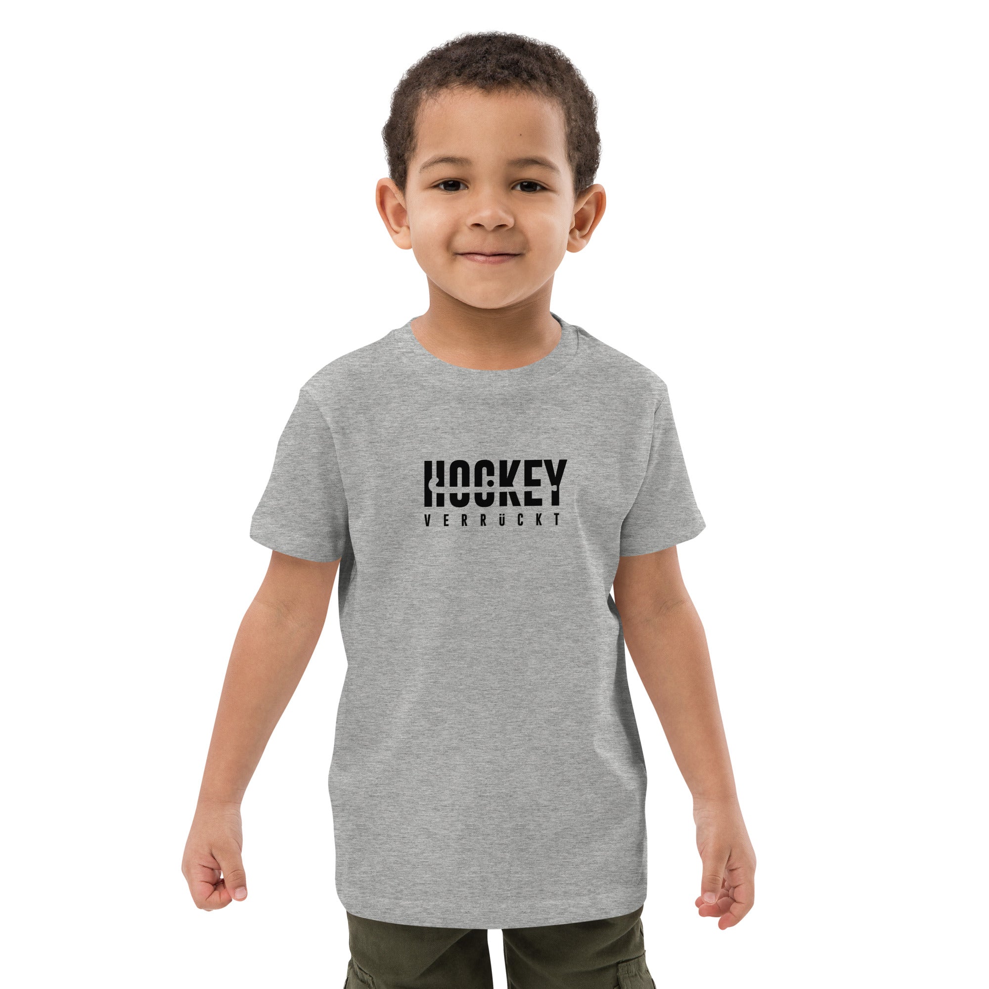 T-Shirt Hockey Verrückt Kinder B