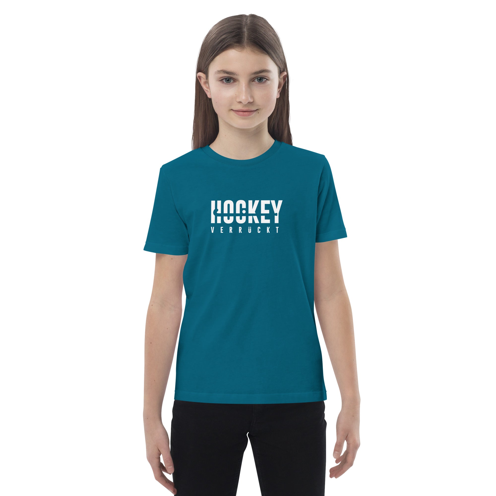 T-Shirt Hockey Verrückt Kinder W