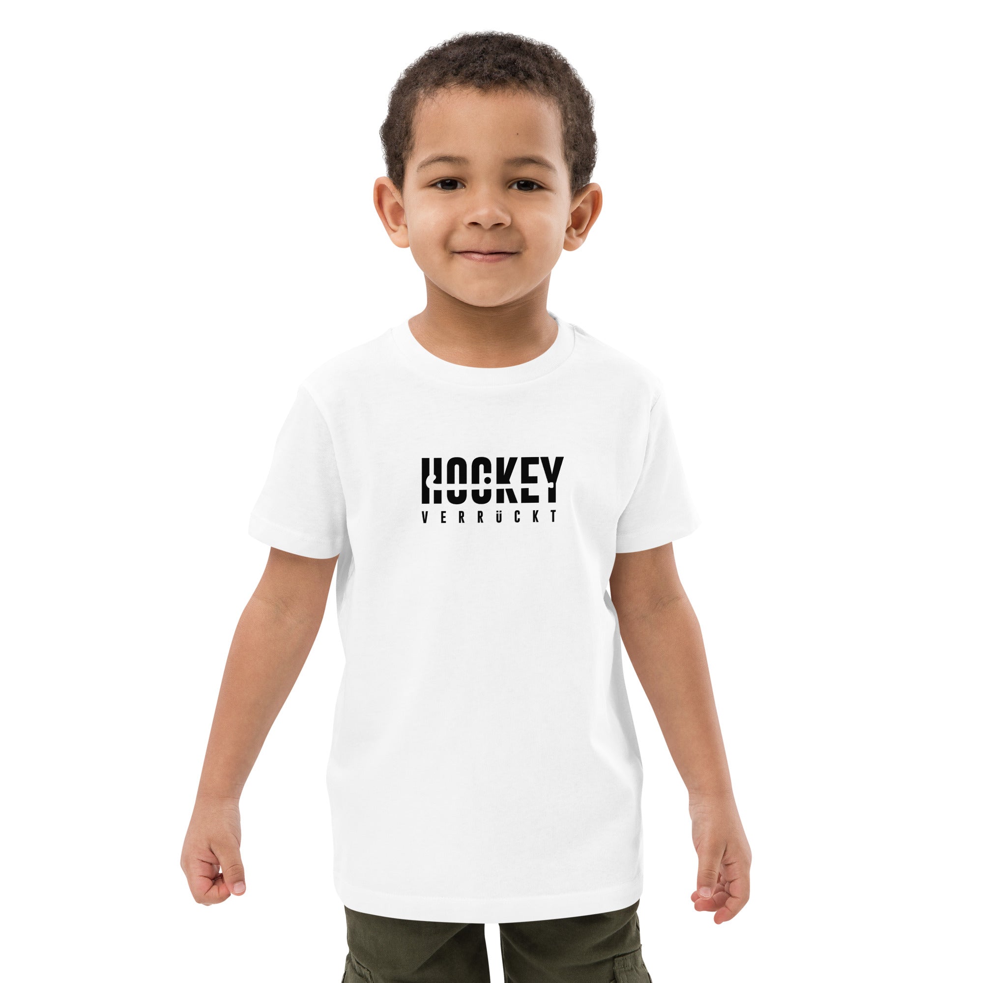 T-Shirt Hockey Verrückt Kinder B