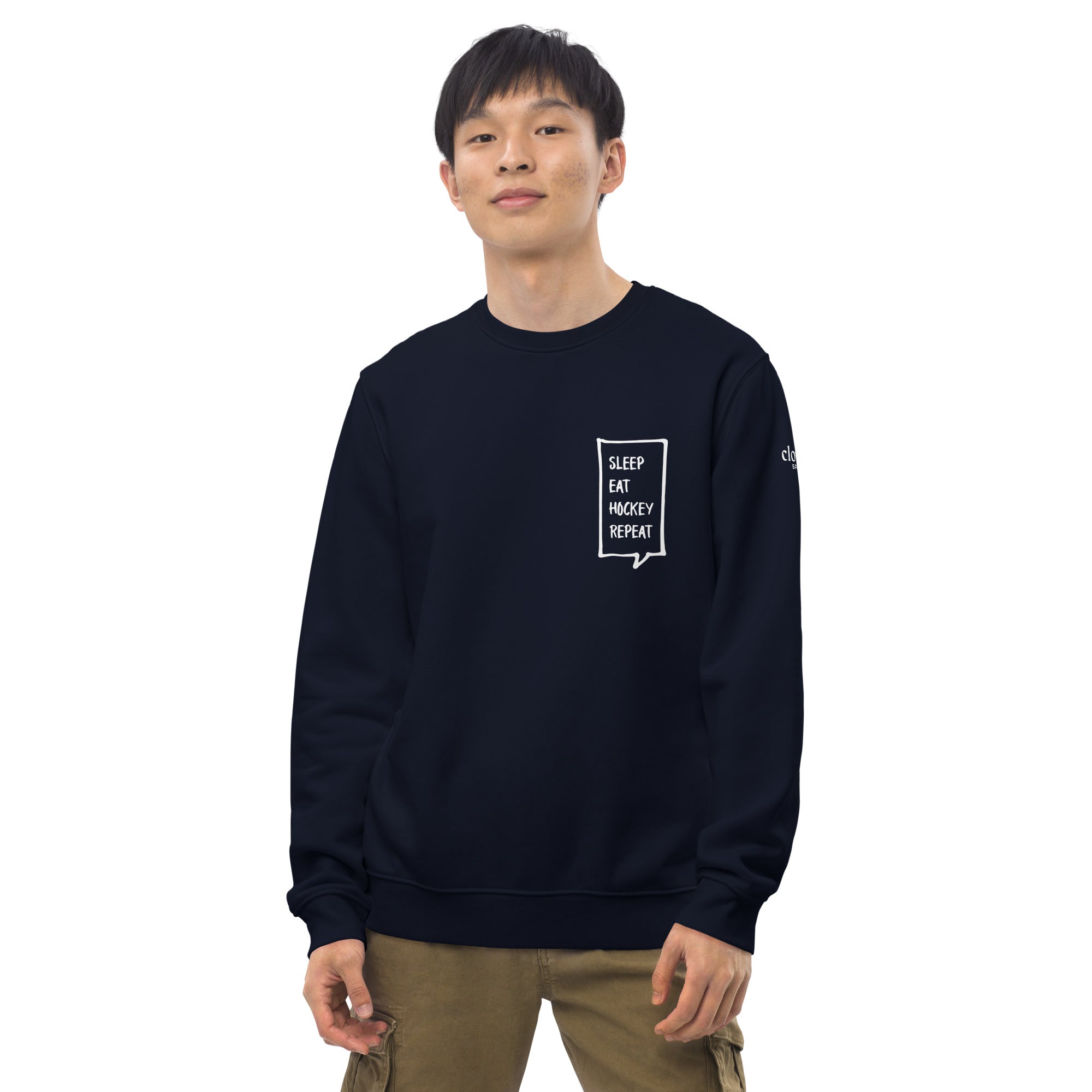 Sweatshirt Sleep Eat Hockey Repeat Unisex W