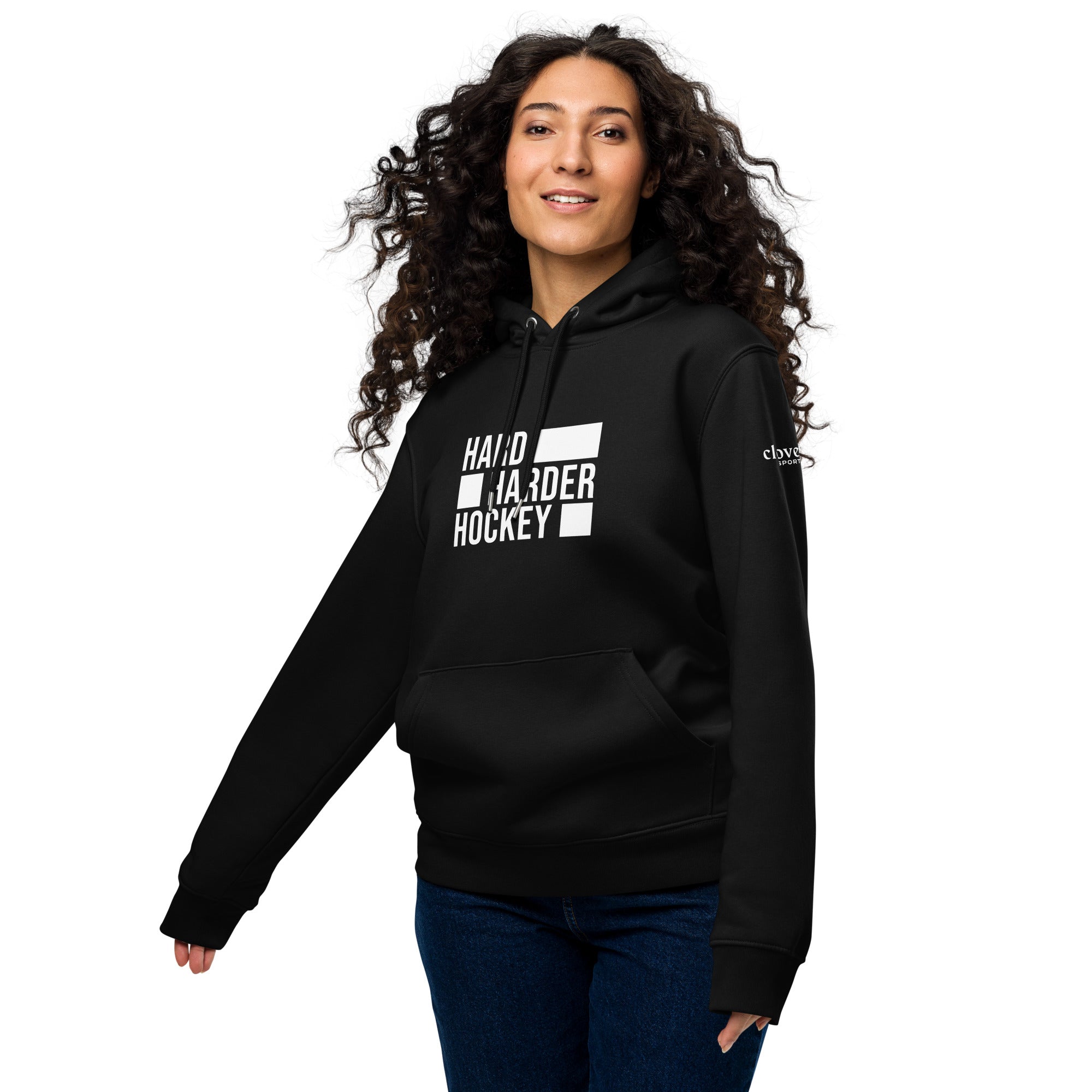 Hoodie Hard Harder Hockey Unisex W