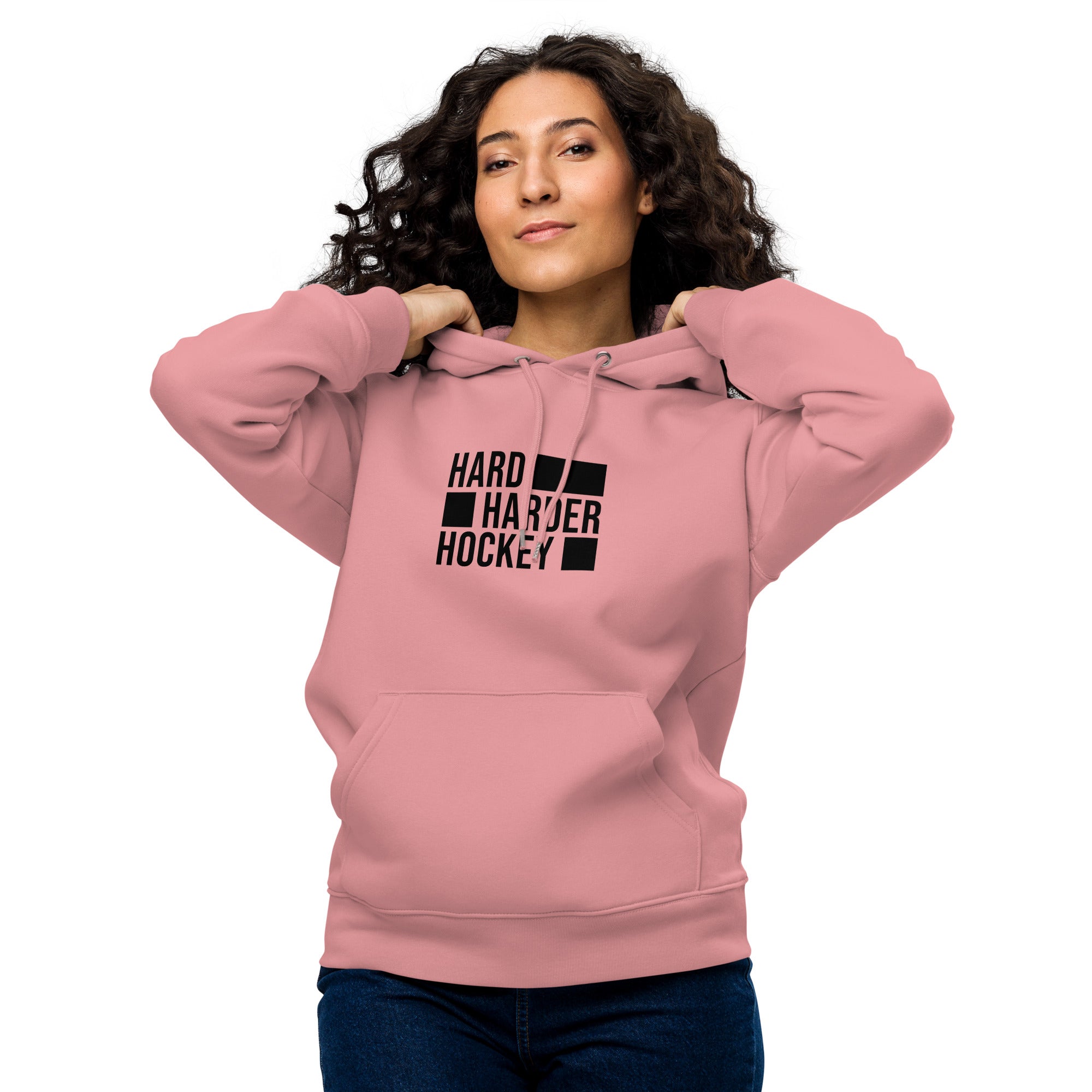 Hoodie Hard Harder Hockey Unisex B