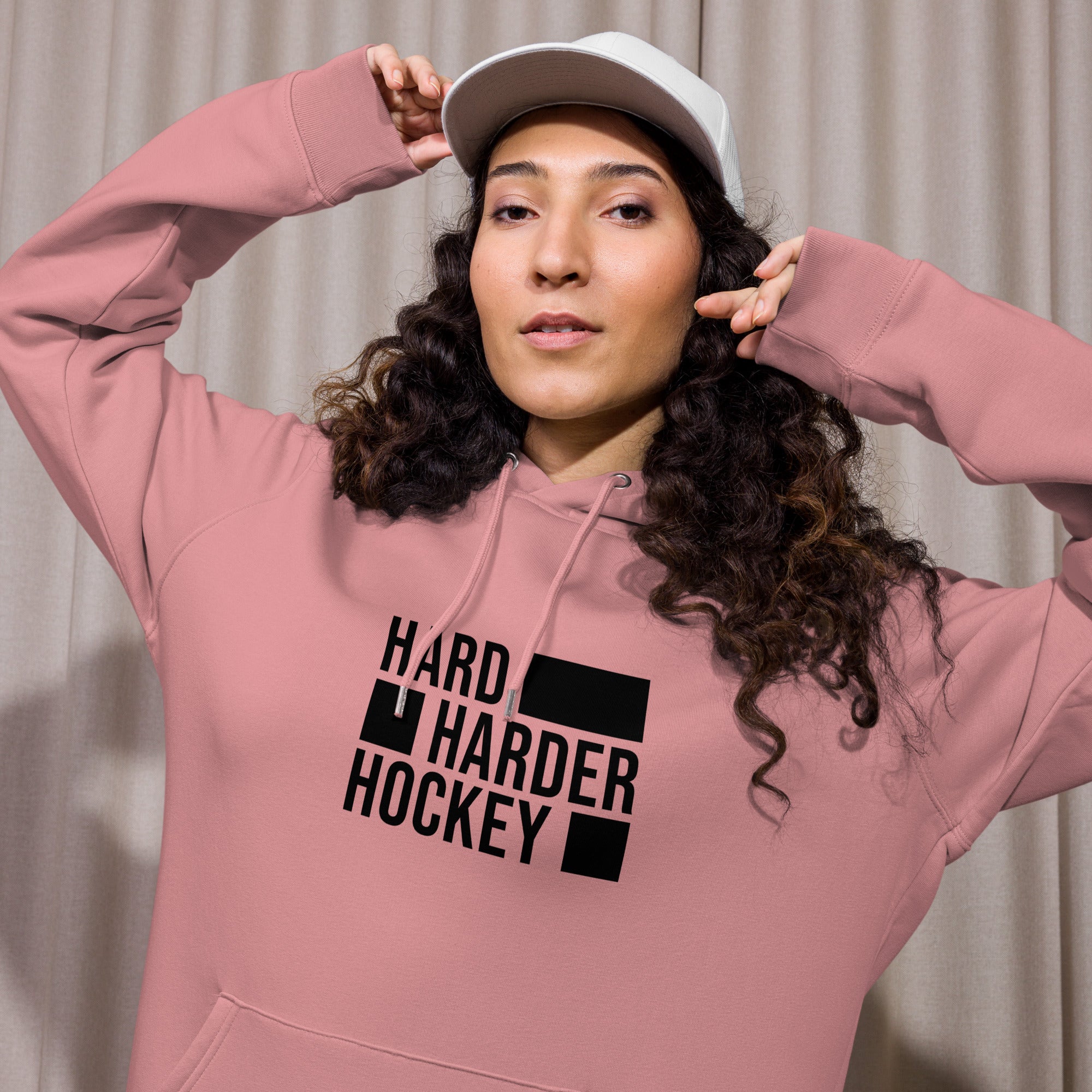 Hoodie Hard Harder Hockey Unisex B