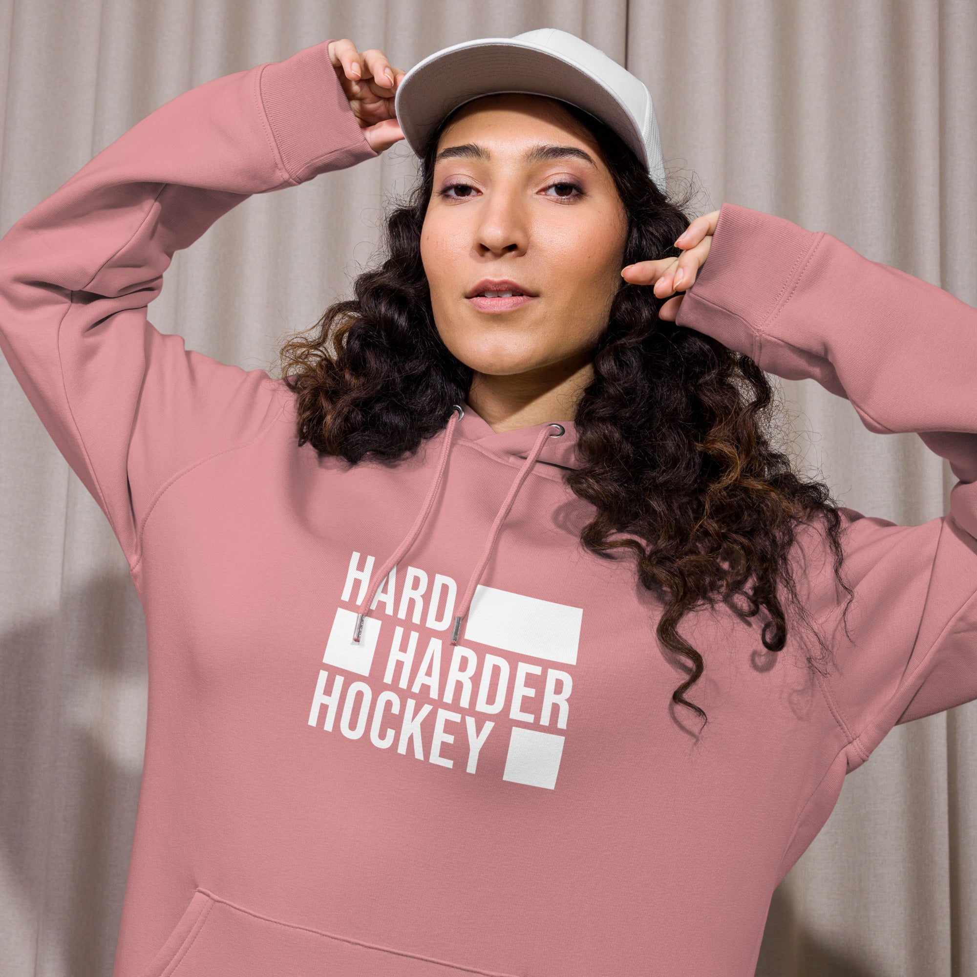 Hoodie Hard Harder Hockey Unisex W