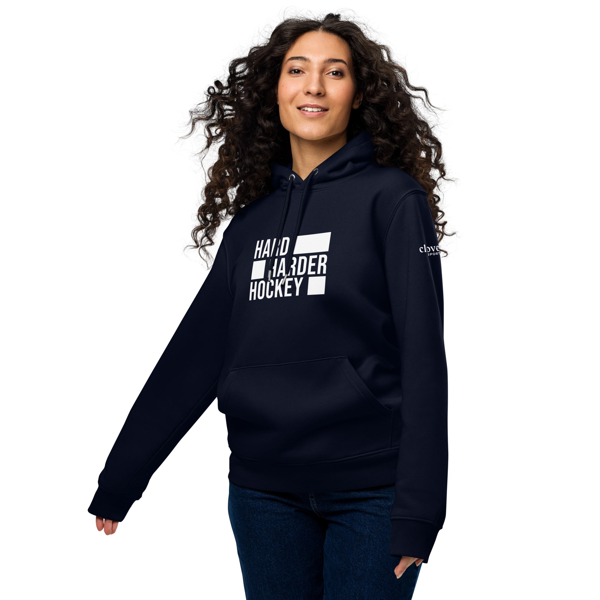 Hoodie Hard Harder Hockey Unisex W