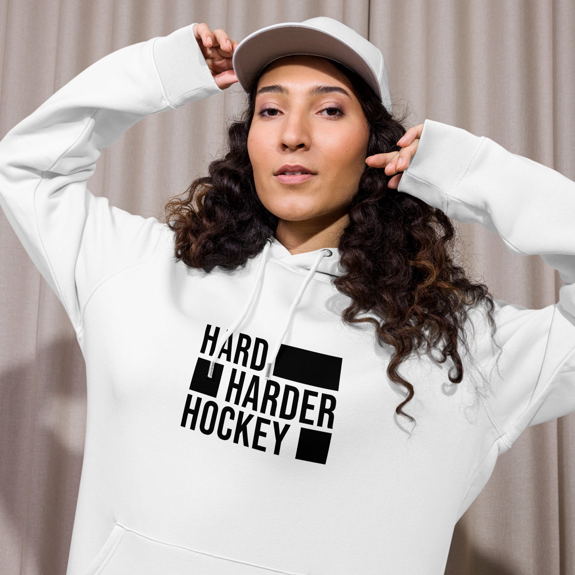 Hoodie Hard Harder Hockey Unisex B