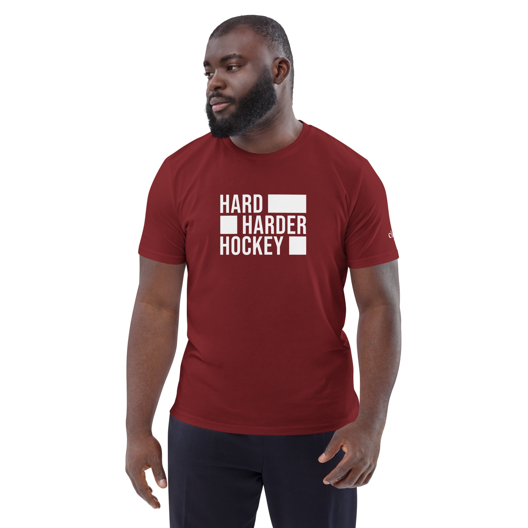 T-Shirt Hard Harder Hockey Unisex W