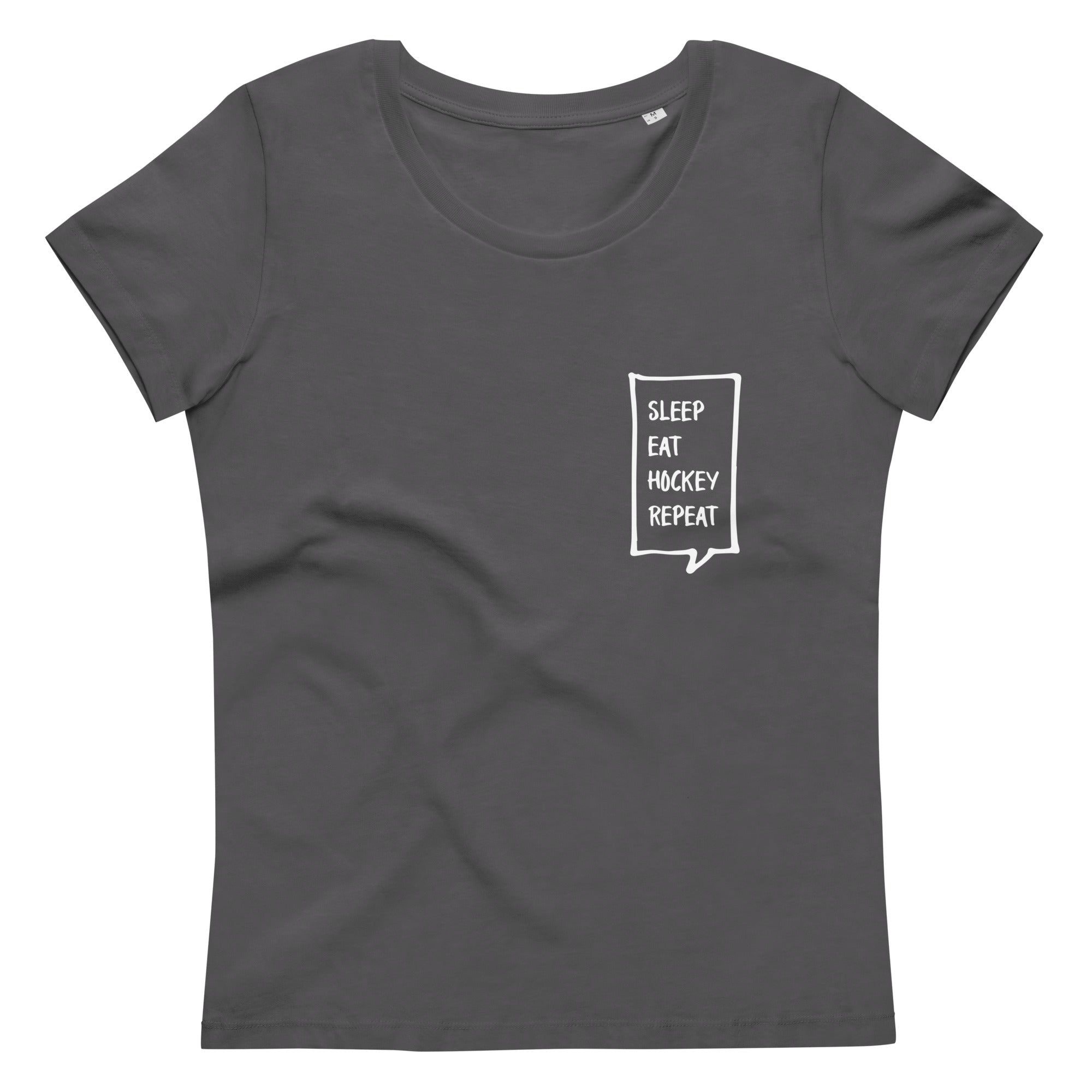 T-Shirt Sleep Eat Hockey Repeat Frauen W