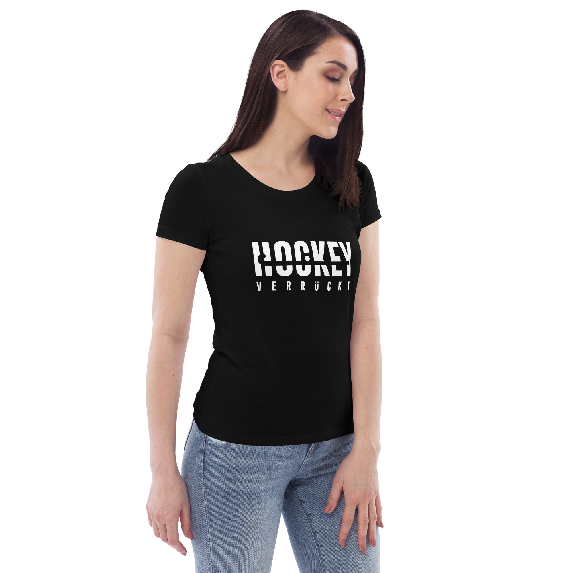 T-Shirt Hockey Verrückt Frauen W