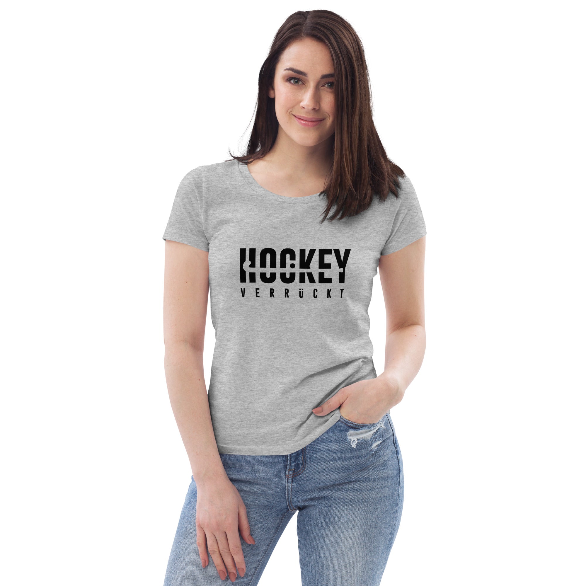 T-Shirt Hockey Verrückt Frauen B