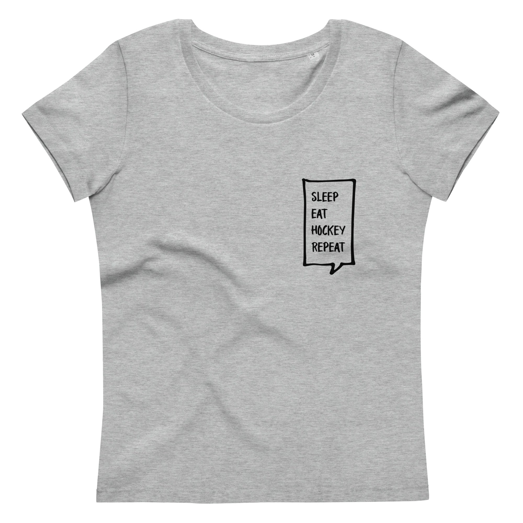 T-Shirt Sleep Eat Hockey Repeat Frauen B