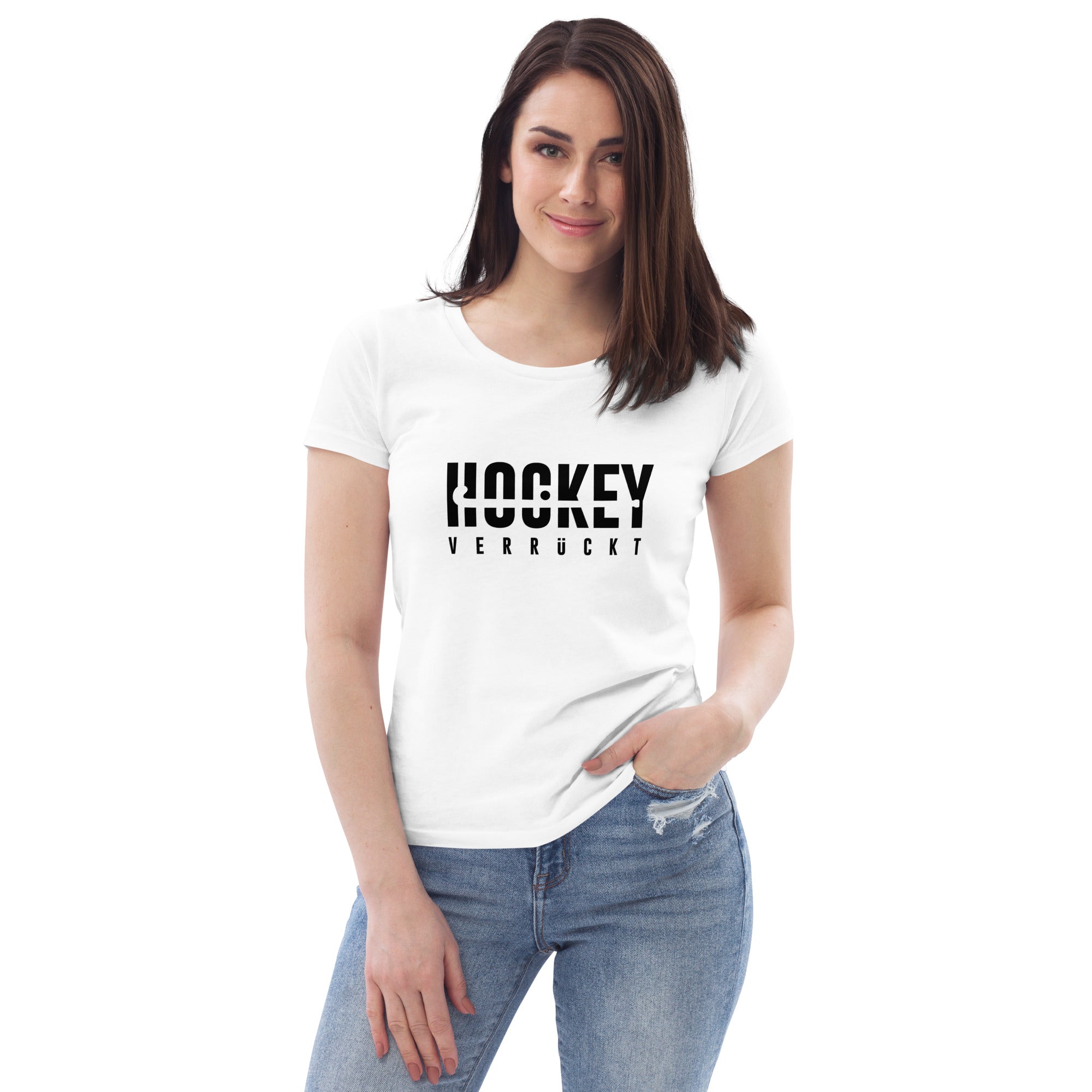 T-Shirt Hockey Verrückt Frauen B